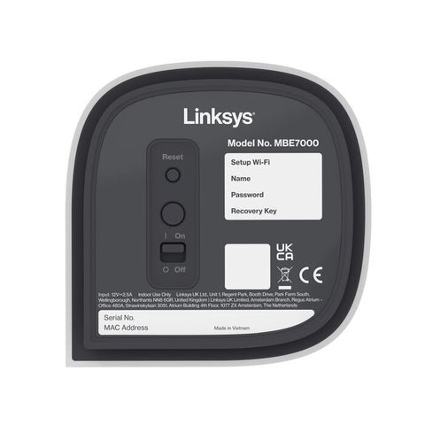 Router Linksys Veloppro 7 Tri-Banda More 10Gb Cognitive Mesh 2Pk Mbe7002