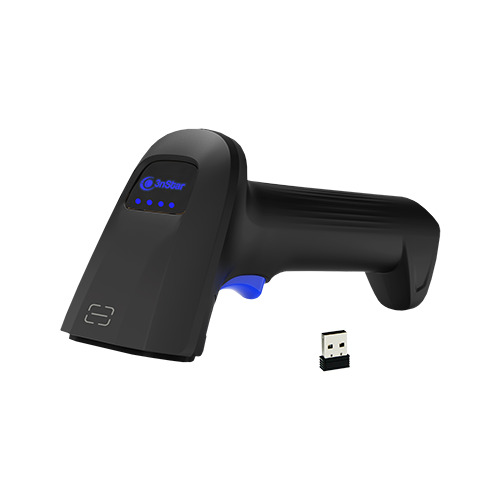 Escáner Inalámbrico 2D 3Nstar Con Base, Bluetooth, Batería Recargable, Negro Sc415Bt.