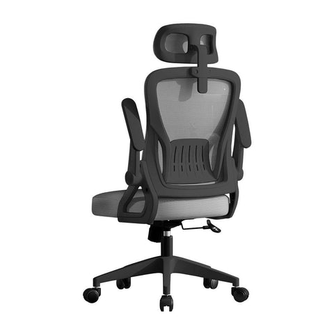 Silla de Oficina Ergonómica Acteck Flux Core EC303HR - Soporte Lumbar y Reposacabezas - Postura Perfecta Elite Series - Nuevo