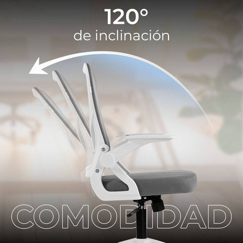 Silla de Oficina Ergonómica Acteck Flux Core EC303 - Diseño Ergonómico y Ajustable - Confort Prolongado Elite Series - Nuevo