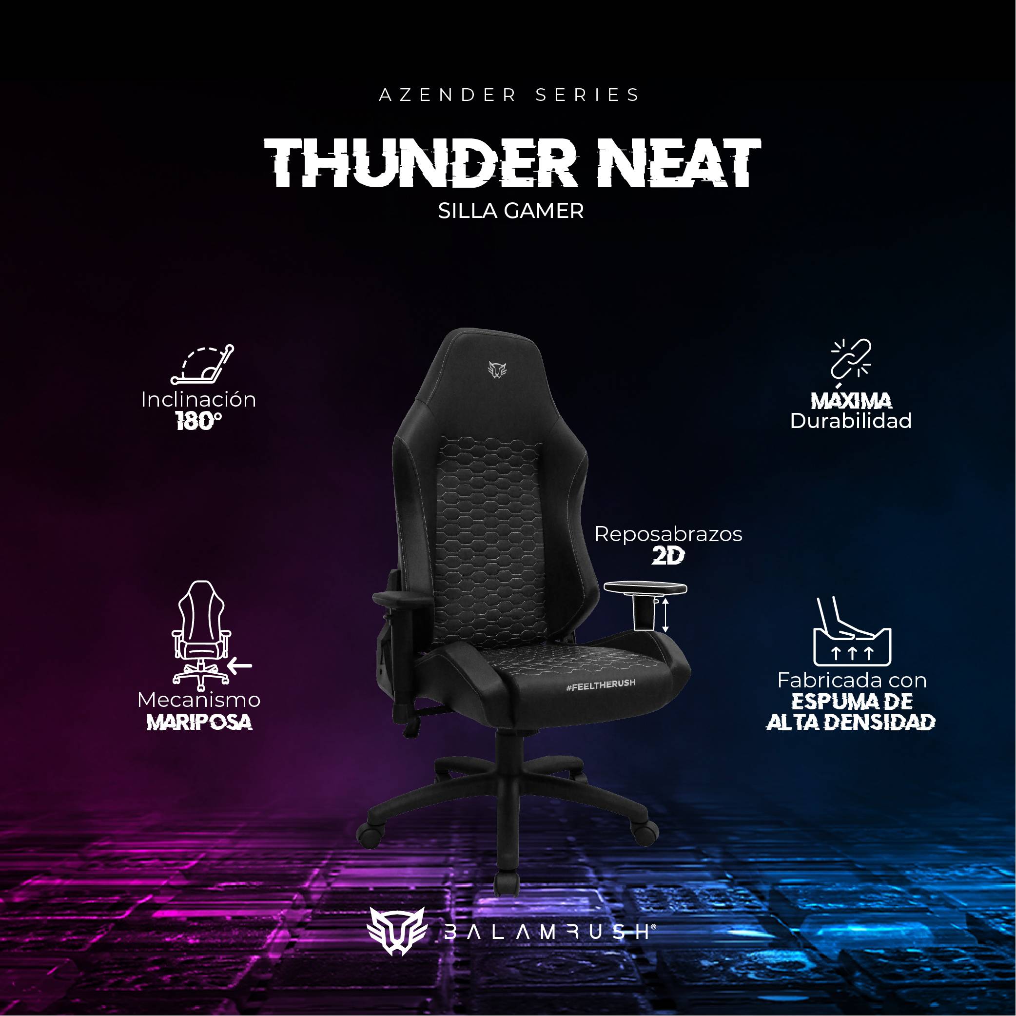 Silla Gaming Balam Rush Thunder Neat