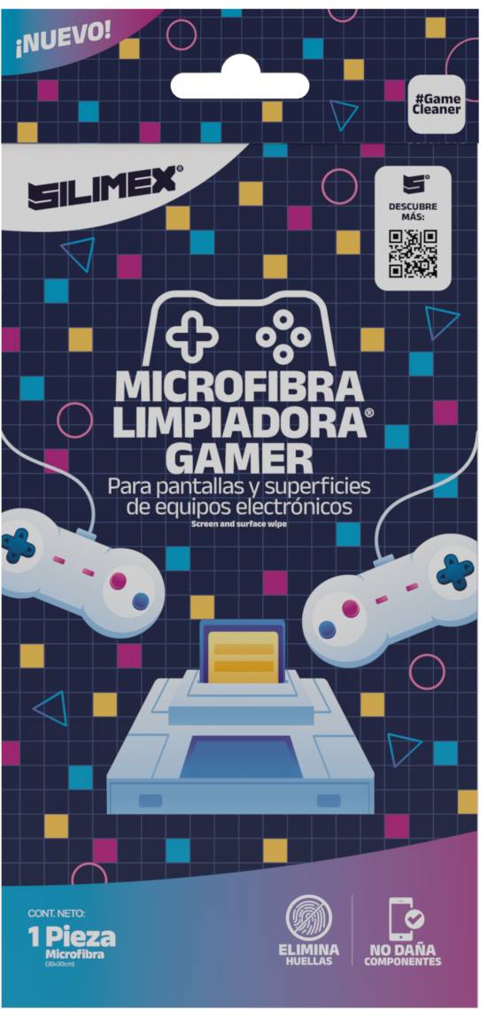 MICROFIBRA LIMPIADORA GAMER 30cmx30cm La Herramienta Esencial para una Limpieza Impecable -