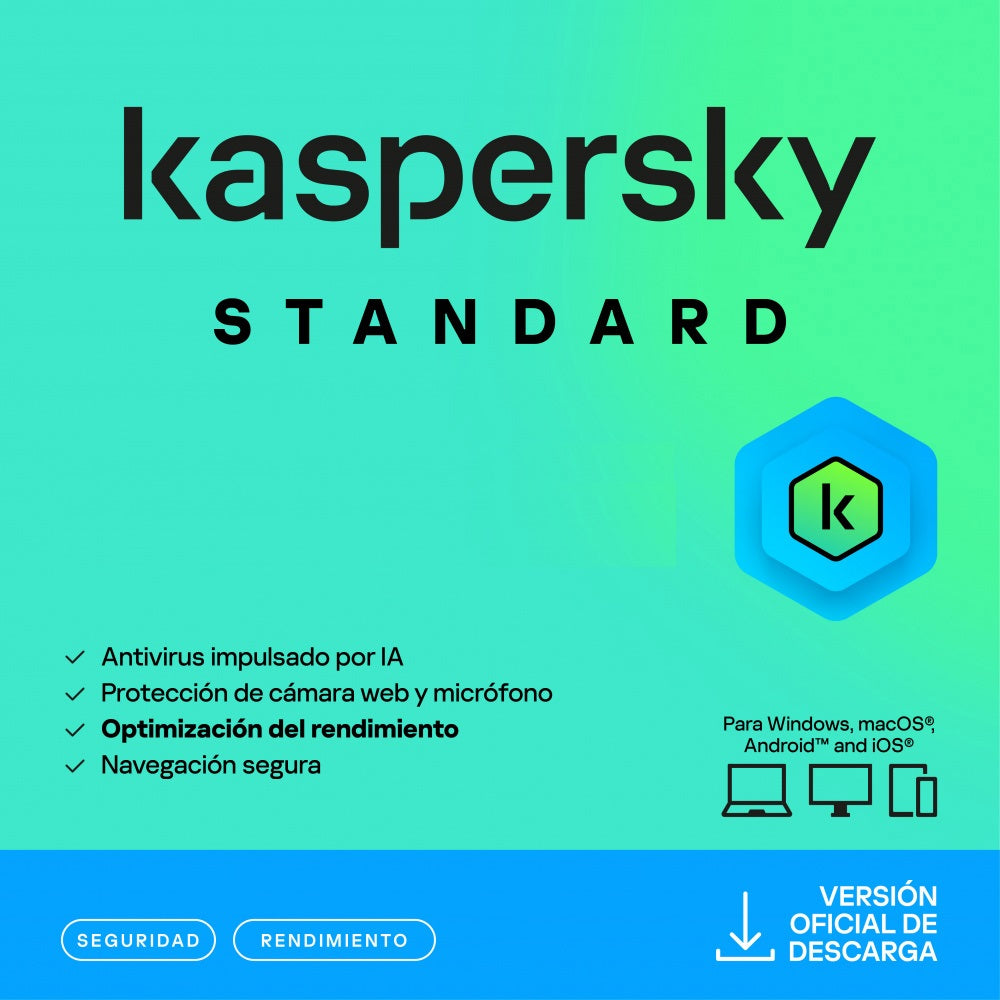 Kaspersky Standard 1 Disp 1 Año - Esd
