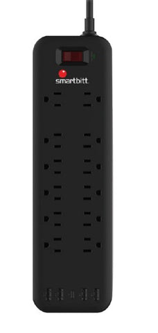 Supresor de Picos con Puertos USB - Protección Eléctrica con Carga Rápida - Ideal para Gadgets y Computadoras - Compacto y Seguro
