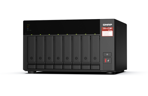 Servidor Nas De Escritorio 8 Bahias Amd Ryzen- Qnap (Ts-873-8G-Us)