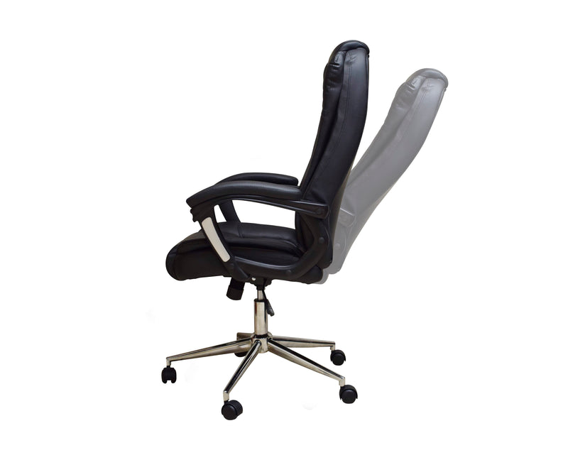 Silla Ejecutiva Naceb Technology Negro NA-0930N, Ejecutiva, Asiento acolchado, Negro, Vinipiel