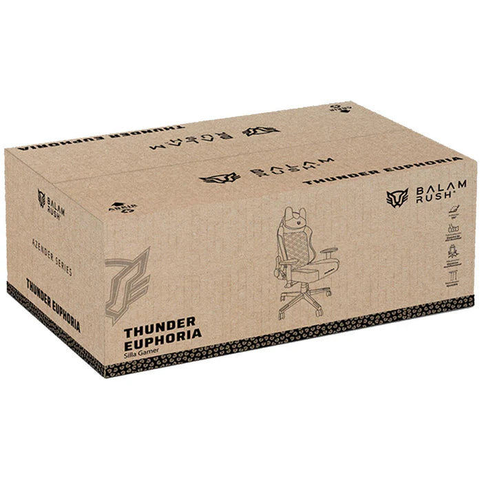 Silla Gamer Balam Rush Thunder Euphoria, Carga Maxima 150 Kg,  Inclinacion 160°,  Piston Clase 4,  Reposabrazos 2D - BR-940580