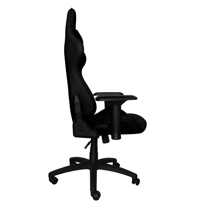 Silla Gamer Ergonómica  Thunder V2 | BR Edition Mediana Plus Tela y Piel Reclinable Soporta hasta 150 Kg, Negro-Rojo