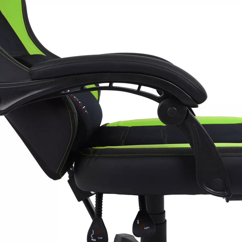 Silla Gamer Getttech Verde Y Negro Soporte Para Reposapies (Gar-Gaopy-G2-Gr)