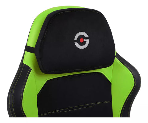 Silla Gamer Getttech Verde Y Negro Soporte Para Reposapies (Gar-Gaopy-G2-Gr)
