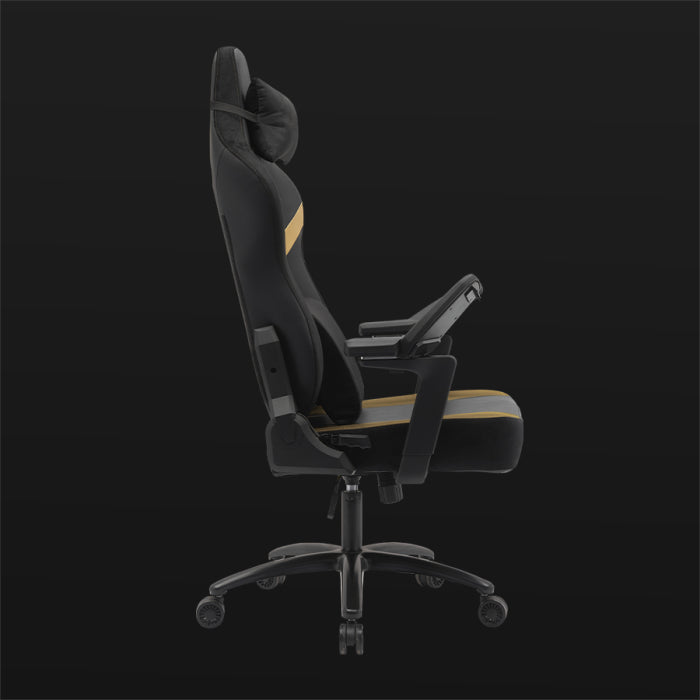 Silla Gamer Ocelot, Color Negro Con Descansa Brazos Ajustables 5D, Hasta 150 Kg, Os-King