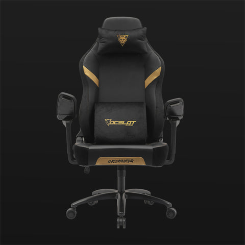 Silla Gamer Ocelot, Color Negro Con Descansa Brazos Ajustables 5D, Hasta 150 Kg, Os-King