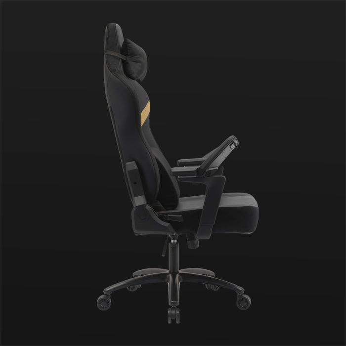 Silla Gamer Ocelot, Color Negro Con Descansa Brazos Ajustables 5D, Hasta 150 Kg, Os-King