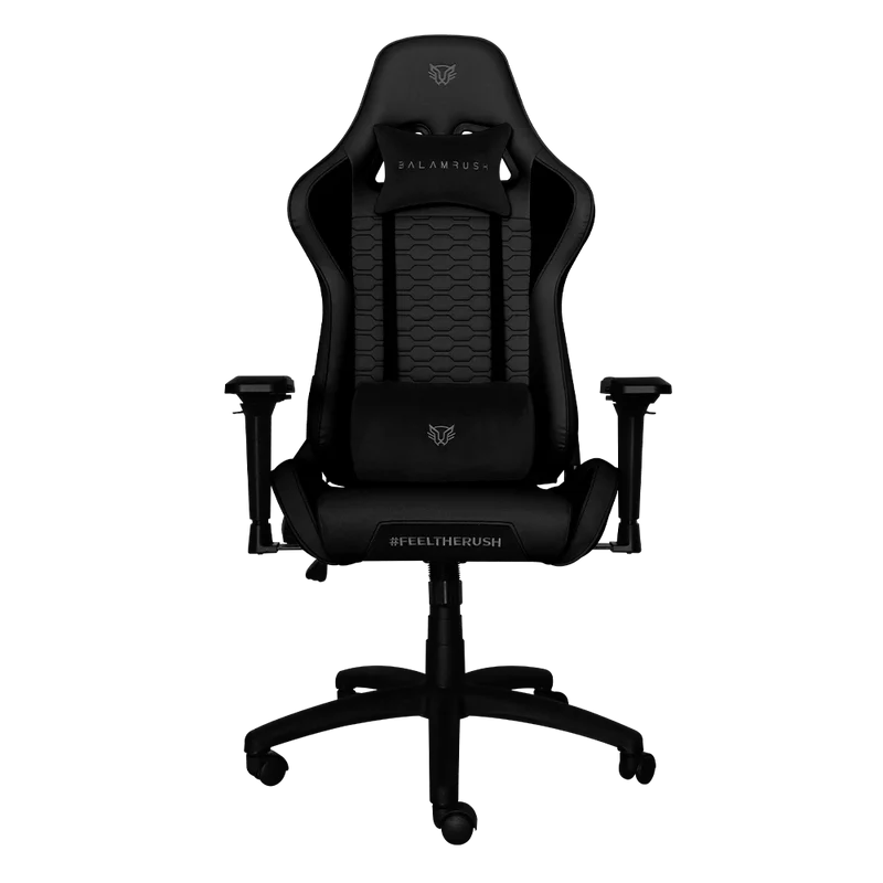 Silla Gaming Thunder TOUR Balam Rush BR-932837  hasta 150 Kg Ajuste 4D Cojines de Memory | Negro