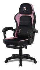 Silla Gamer Getttech Rosa Y Negro Soporte Para Reposapies (Gar-Gaopy-G2-Pk)