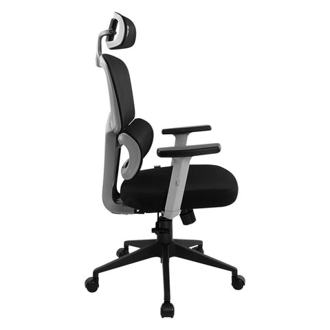 Silla Start The Game Reclinable Descansabrazos 1D, Color Negra Mesh (CGM-400-BK)