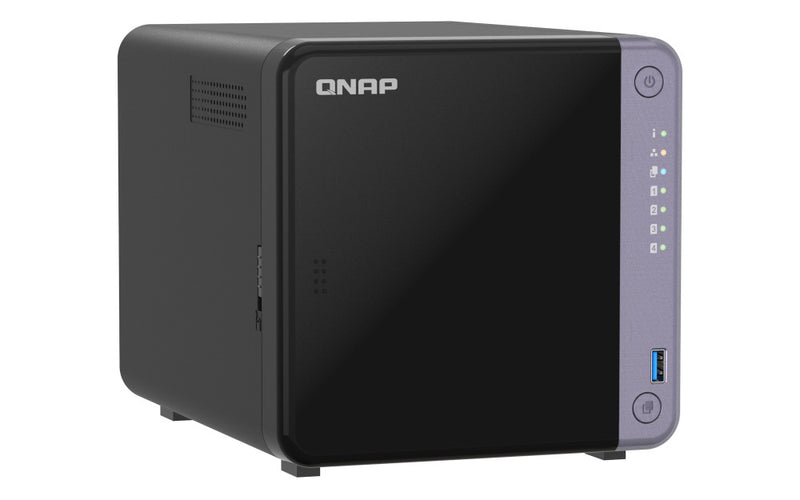 Sistema Nas 4 Bahias Arm 4 Nucleos 4 Gb De Ram Qnap (Ts-432X-4G-Us)