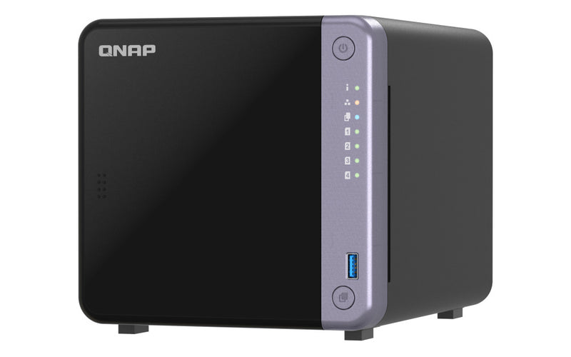 Sistema Nas 4 Bahias Arm 4 Nucleos 4 Gb De Ram Qnap (Ts-432X-4G-Us)