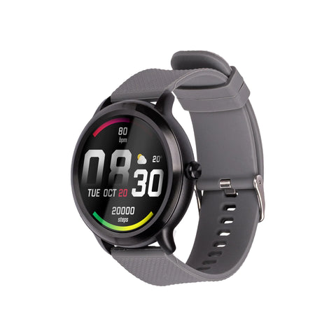 Smart Watch Casual Techzone Tzsw03 Pantalla Ips De 1.32 Bt Android/ Ios Ip 65 Color Negro