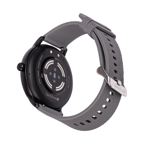 Smart Watch Casual Techzone Tzsw03 Pantalla Ips De 1.32 Bt Android/ Ios Ip 65 Color Negro