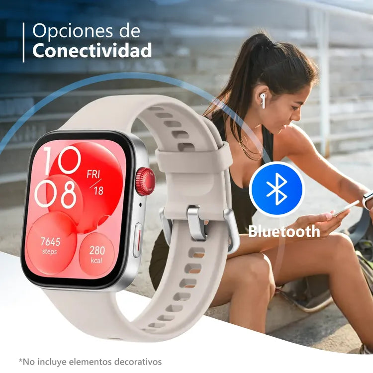 Smartwatch HUAWEI.  Blanco, Compatible con Android, iOS, 55020CJU