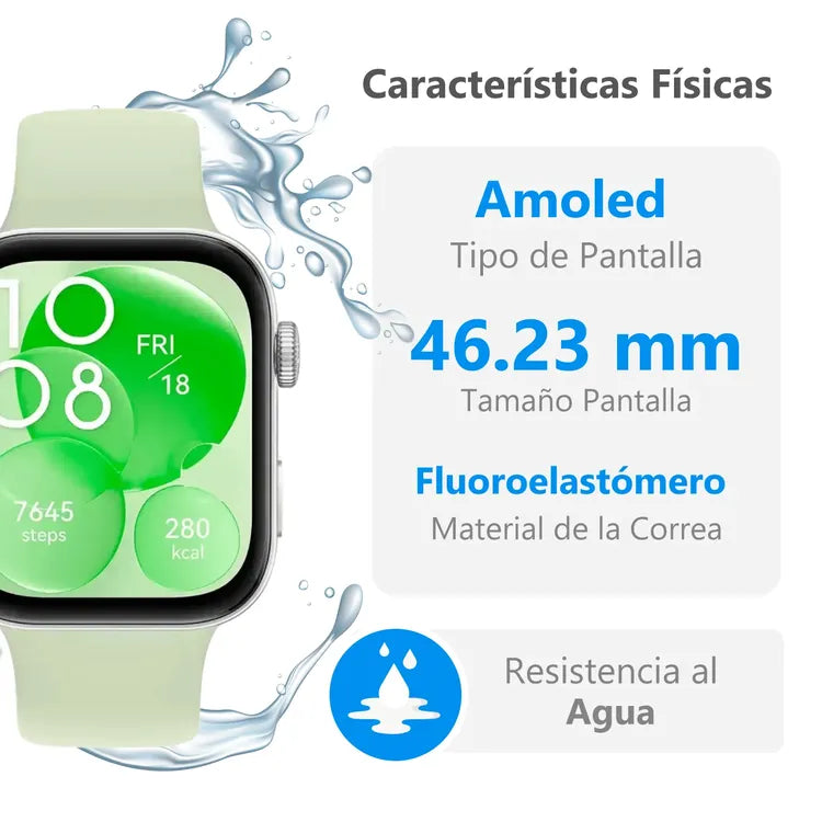 Smartwatch   HUAWEI Fit 3 Green, 55020CFA