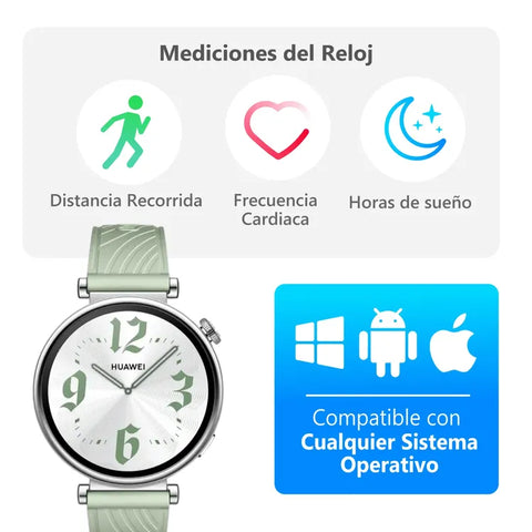 Smartwatch HUAWEI WATCH GT 4, 41mm Green Woven, 55020CEV