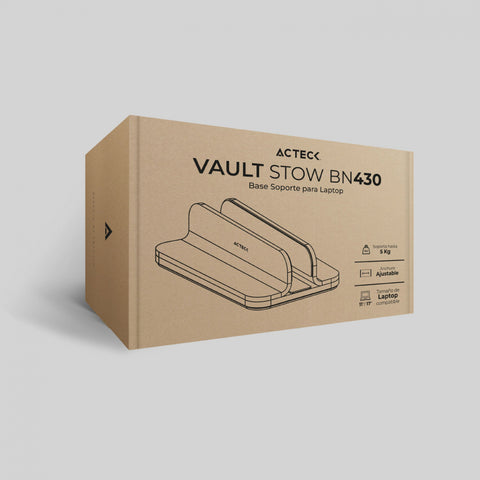 Soporte Acteck Vault Stow Bn430, Para Laptop de 11- 17 Pulg, Hasta 5 Kg- AC-939744