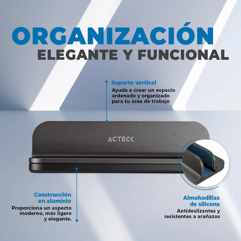 Soporte Acteck Vault Stow Bn430, Para Laptop de 11- 17 Pulg, Hasta 5 Kg- AC-939744