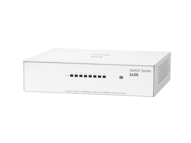 Switch Aruba Giga Ethernet Instant On 8G 8 Puertos G 16 Gbits No Administrable (R8R45A)
