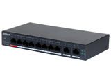 Switch Dahua 10 Puertos, 8 Poe 10/100/Dolynk Care (DH-CS4010-8ET-110)