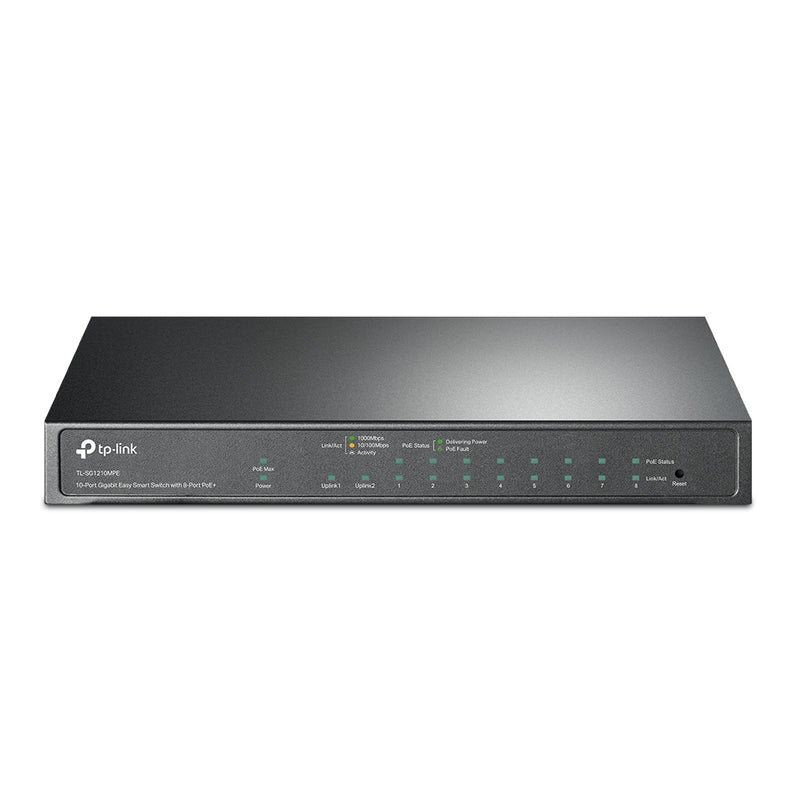 Switch De Escritorio Tp-Link 10 Ptos 8 Poe / TL-SG1210MPE