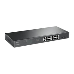 Switch Easy Smart Gigabite Tp Link  De 18 Puertos, Poe+ 16 Puertos - Tl-Sg1218Mpe