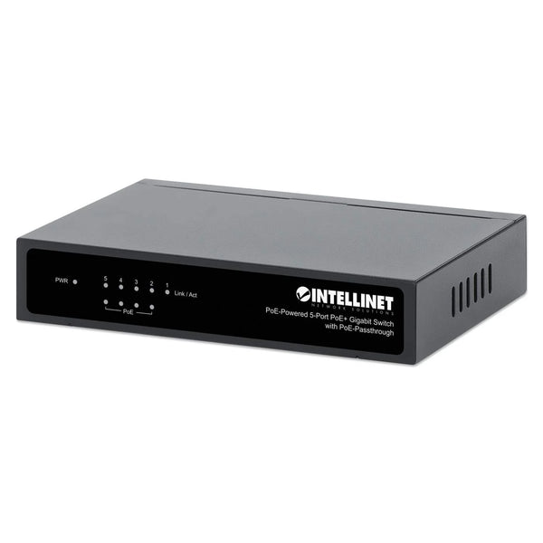 Switch Poe Intellinet Gigabit 5 Ptos 30W Pto, 68W Escritorio 561082