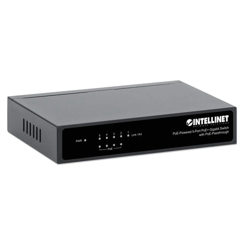 Switch Poe Intellinet Gigabit 5 Ptos 30W Pto, 68W Escritorio 561082