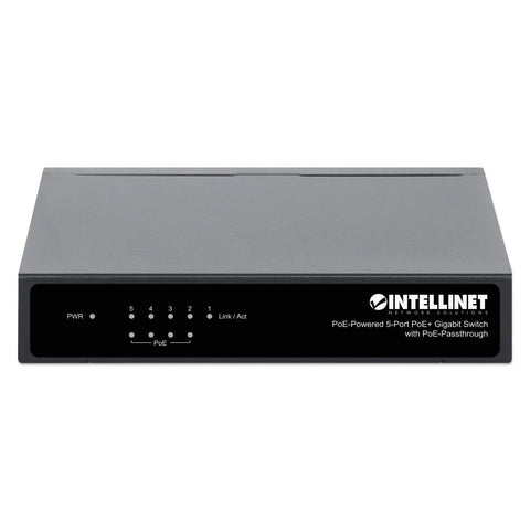 Switch Poe Intellinet Gigabit 5 Ptos 30W Pto, 68W Escritorio 561082