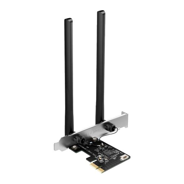 Adaptador PCIe Mercusys WiFi + Bluetooth AC1200 - Antenas de Alta Ganancia - Conectividad Inalámbrica de Gran Alcance - Nuevo