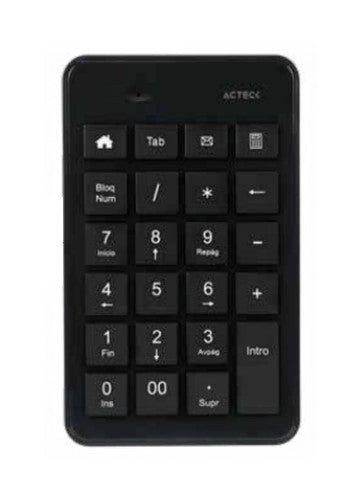 Teclado Numérico Acteck Inspire TI450 - Conexión Dual 2.4GHz/Bluetooth - Versatilidad Portátil Advanced Series - Nuevo