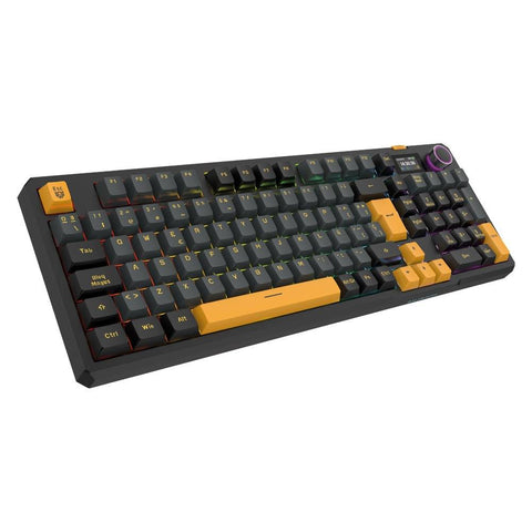 Teclado Gamer Inalámbrico Balam Rush Defeat Level GK3 - Pantalla Inteligente IPS 1.14" - Monitoreo en Tiempo Real Innovador - Nuevo
