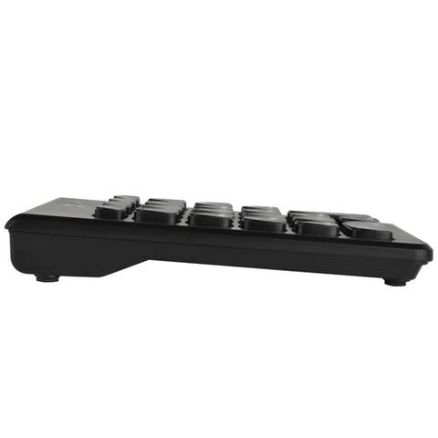 TECLADO NUMERO INALAMBRICO CONECTOR USB PORTATIL 22 TECLAS DE MEMBRANA PERFECT CHOICE NUMBRA - NEGRO