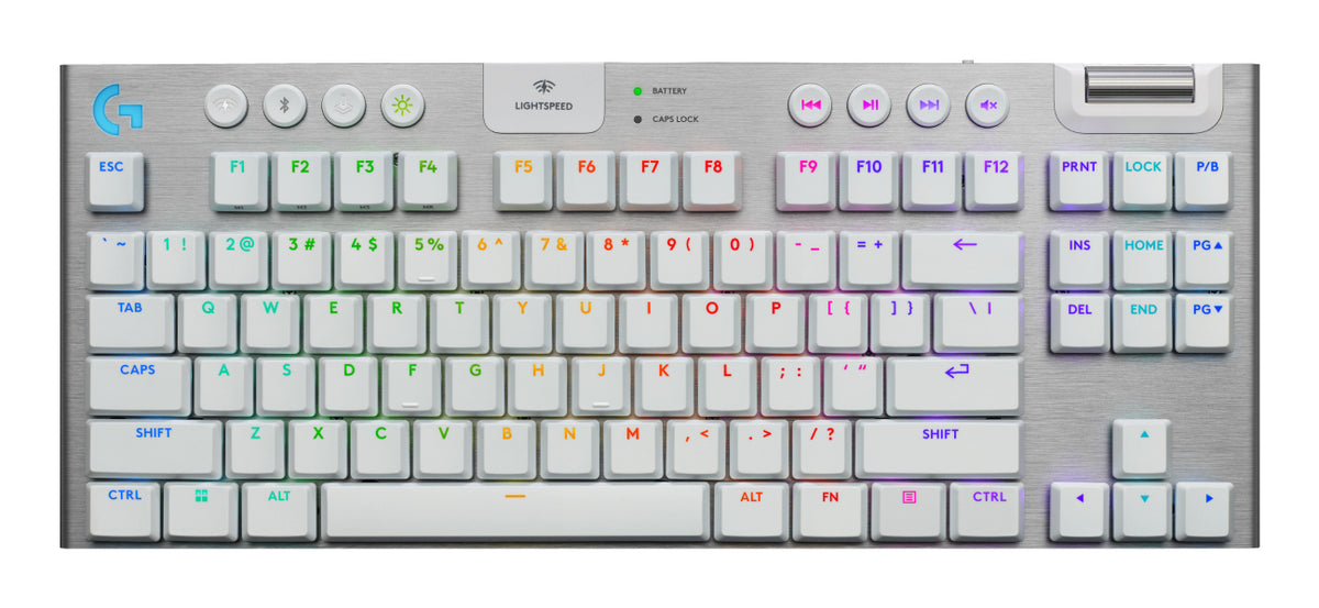 Teclado Mecánico Logitech G915 LIGHTSPEED - Perfil Bajo e Iluminación RGB - Respuesta Ultra Rápida y Premium - Nuevo