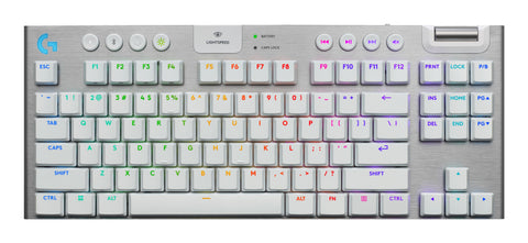 Teclado Mecánico Logitech G915 LIGHTSPEED - Perfil Bajo e Iluminación RGB - Respuesta Ultra Rápida y Premium - Nuevo