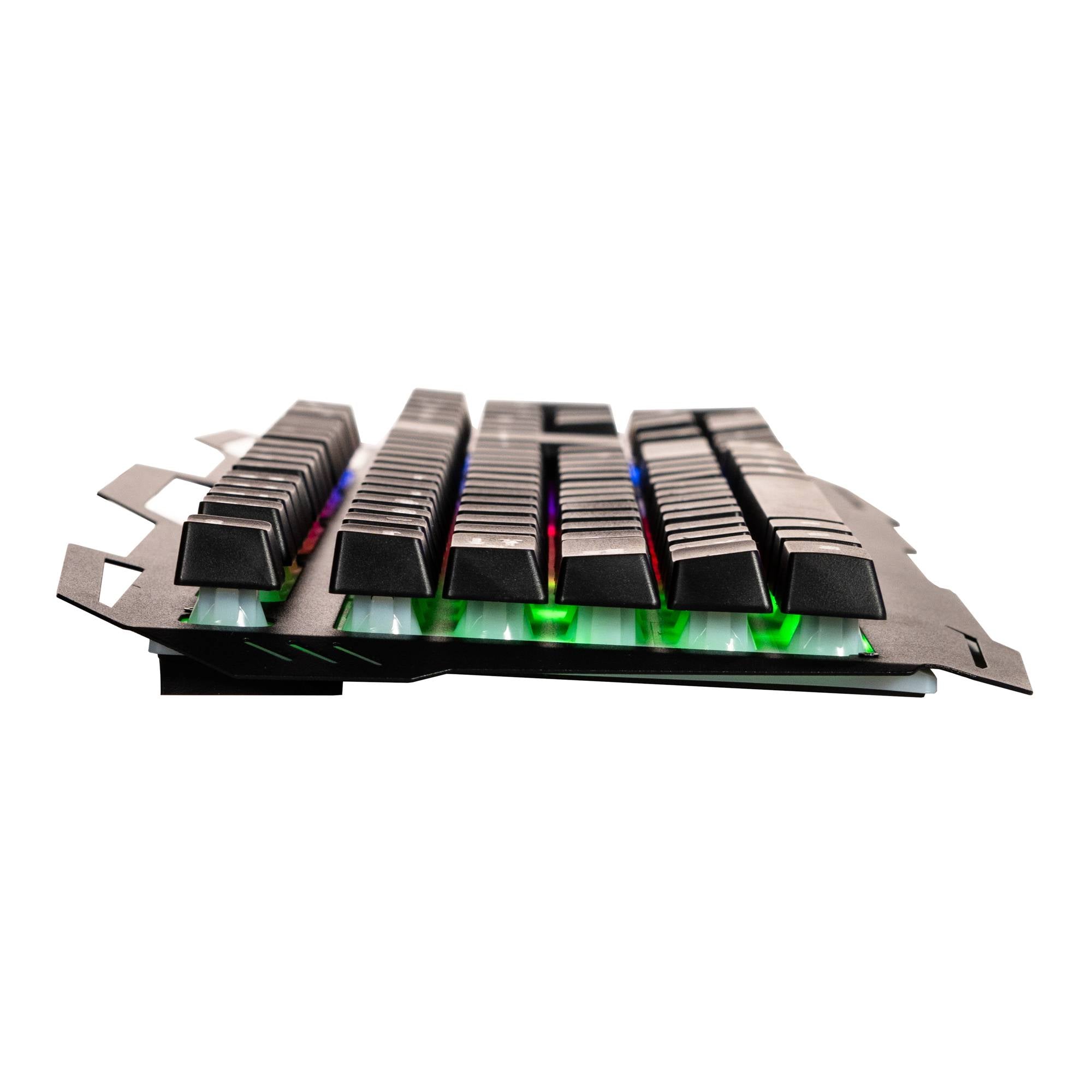 Teclado Gamer Multimedia Naceb K417 NA-0967 | Diseño Ergonómico LED | Respuesta Rápida y Cómoda