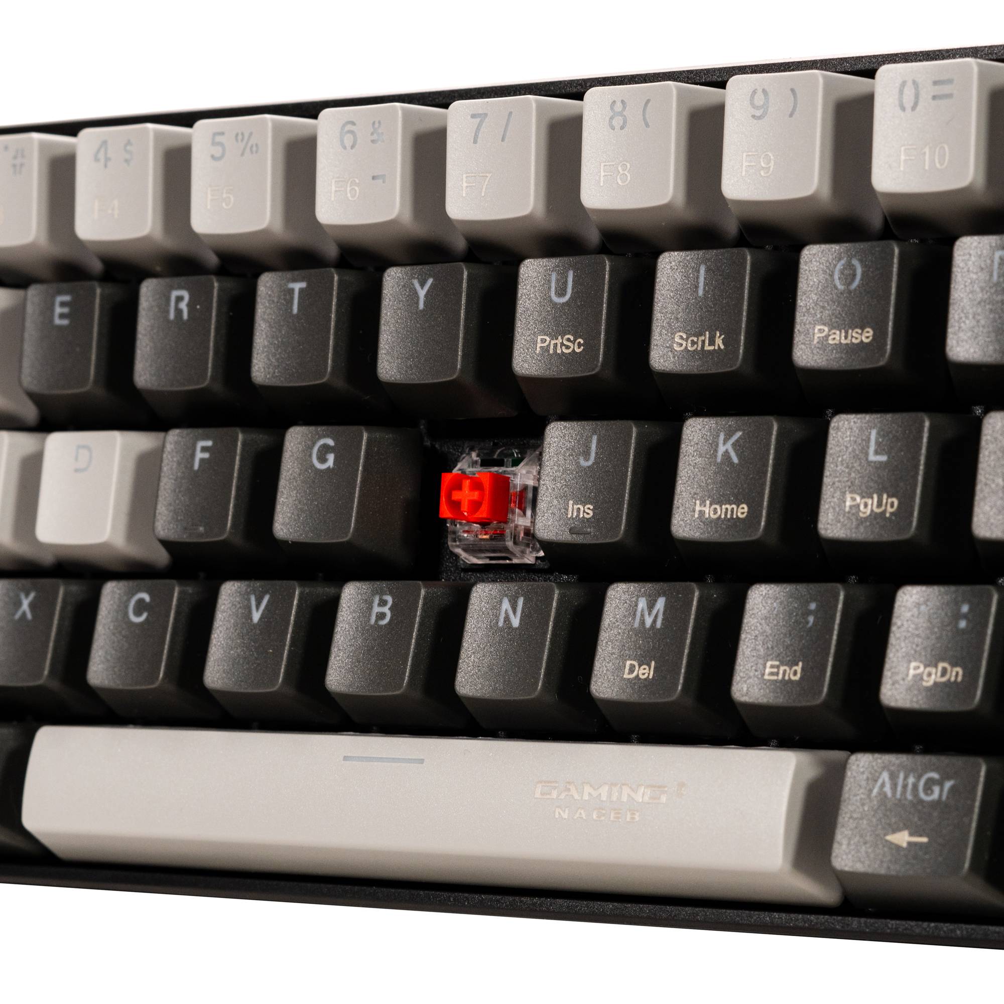 Teclado Mecánico Gamer 60% Naceb K263 NA-0968 | Formato Compacto Portátil | Mayor Espacio en tu Escritorio