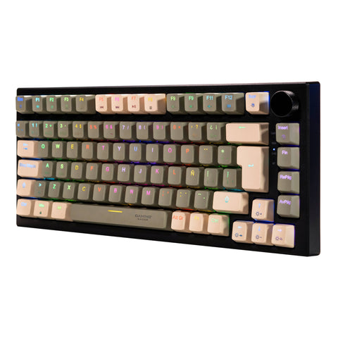 Teclado Mecánico Gamer 80% Naceb K476 NA-0969 | Formato TKL Optimizado | Rendimiento Rápido en Juegos