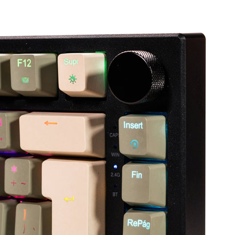 Teclado Mecánico Gamer 80% Naceb K476 NA-0969 | Formato TKL Optimizado | Rendimiento Rápido en Juegos
