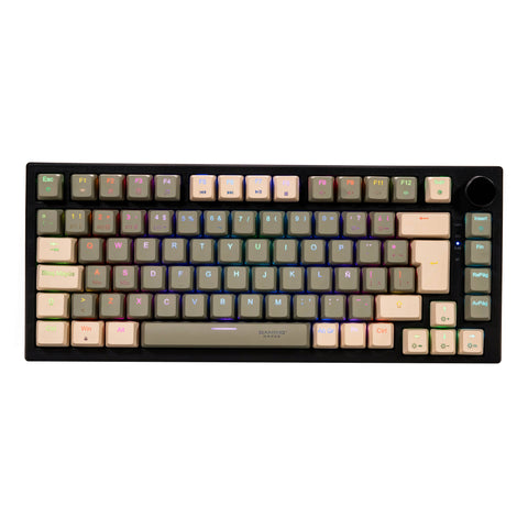 Teclado Mecánico Gamer 80% Naceb K476 NA-0969 | Formato TKL Optimizado | Rendimiento Rápido en Juegos