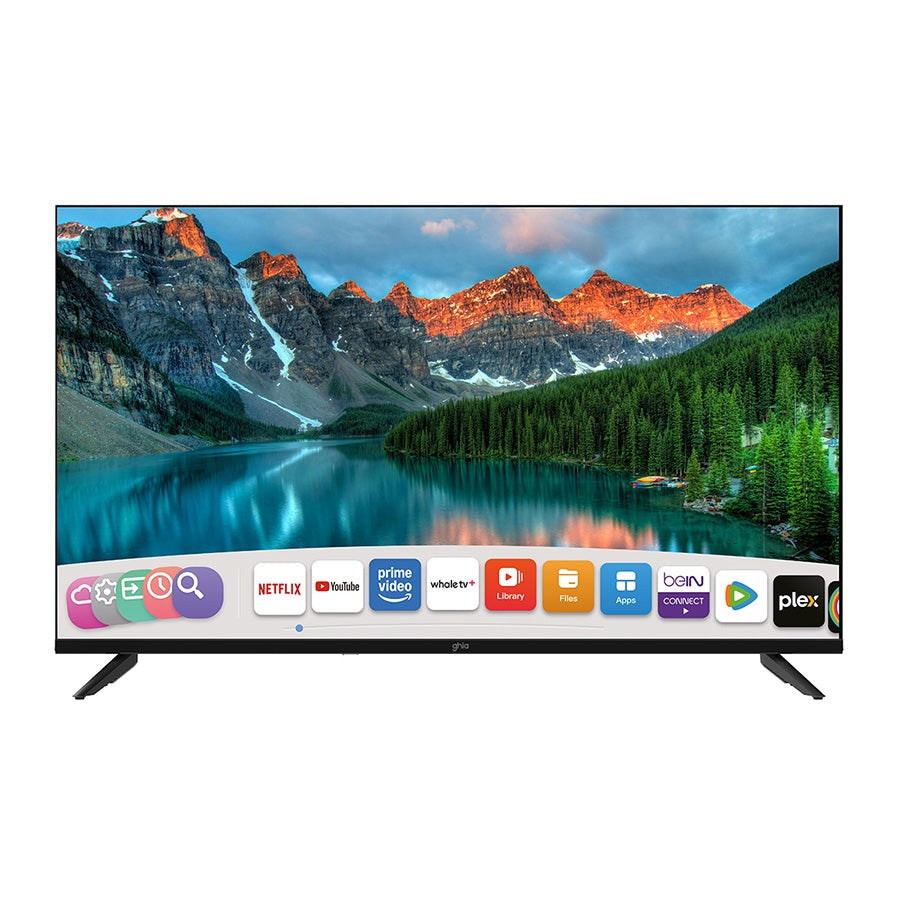 Smart TV Ghia Whale 40" Full HD y Sonido Dolby Audio - Tamaño Ideal con Gran Calidad de Imagen - Elegante