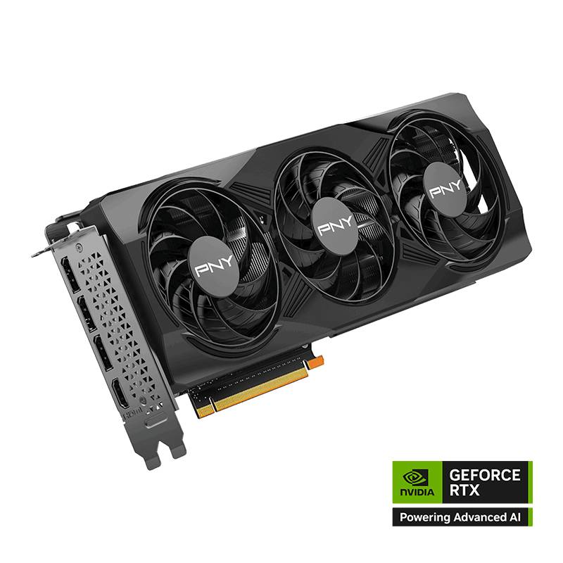 Tarjeta Gráfica PNY GeForce RTX 5070 Triple Fan OC - Memoria Dedicada 12GB GDDR7 - Gráficos de Próxima Generación - Rendimiento Brutal