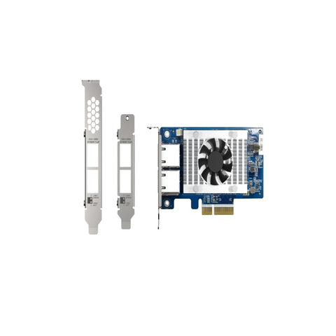 Tarjeta De Red Baset 10 Gb Pcle Gen3X4 Doble Puerto (Qxg-10G2T) Qnap